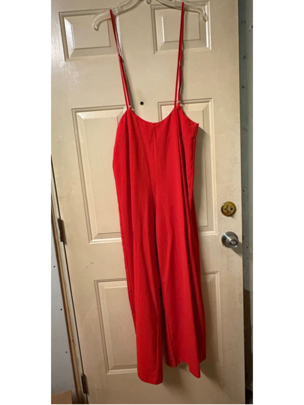 Women's Unbranded Red Wide Leg Jumpsuit Size XL